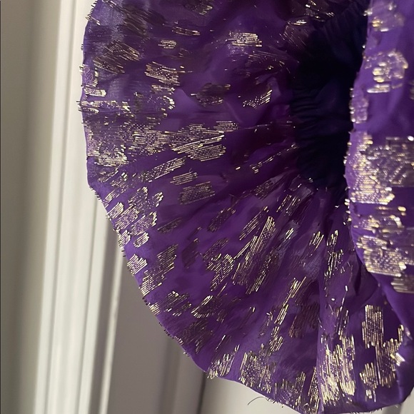 Lilly Pulitzer Purple and Gold Dress - Picture 4 of 5